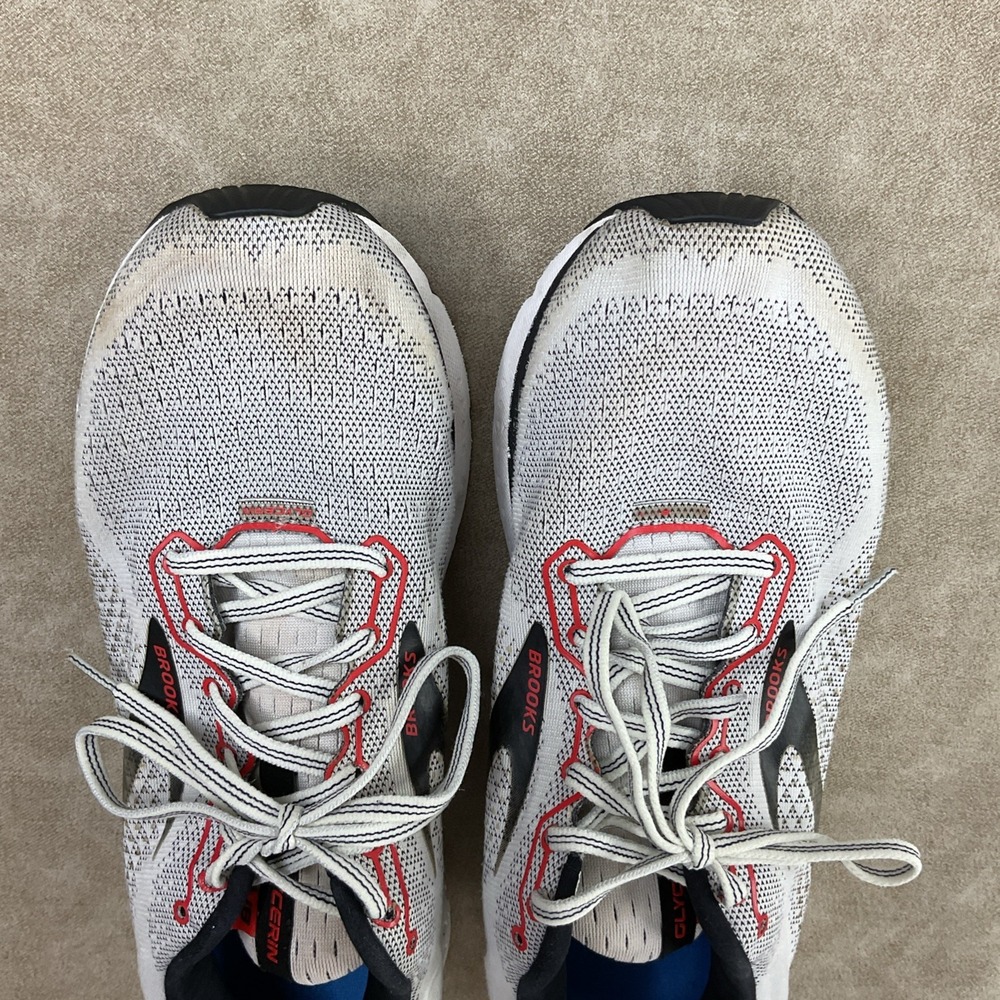 Brooks Glycerin 18 Running Shoe Gray Black Sz 10 Comfort Walking - Picture 10 of 11